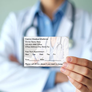 Modern läkarmottagarens patientjournalkort tidsbeställning kort