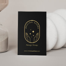 Modern läkningsmassage i Händer, Hälsa Guld Logoty
