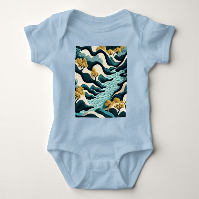Modern Landscape T Shirt (Framsida)