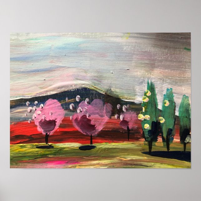 Modern landskapsenhet poster (Framsidan)