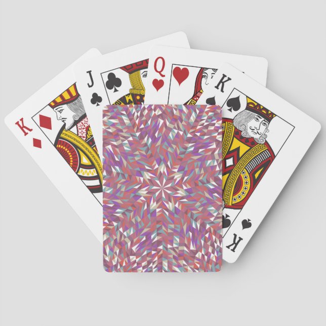 Modern låpoli Mandala-spelkort Casinokort (Baksidan)