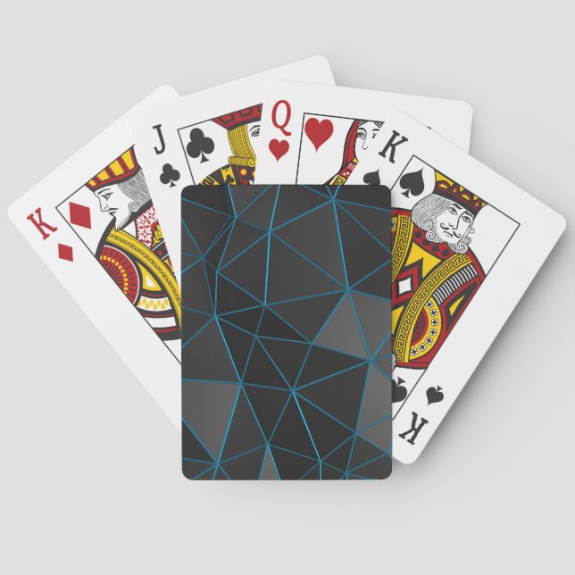 Modern låpolsk uppspelningskort casinokort (Baksidan)