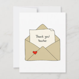 Modern läraruppskattning - tackkort