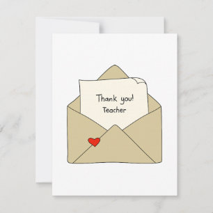 Modern läraruppskattning - tackkort