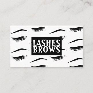 Modern Lashes & Brows  visitkort