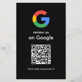 Modern läsning för att granska Google QR-kod affär Flygblad