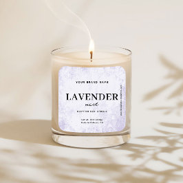 Modern Lavendel Rustik Etikett