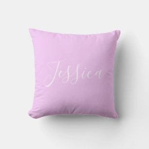 Modern Lavender Monogram Kudde