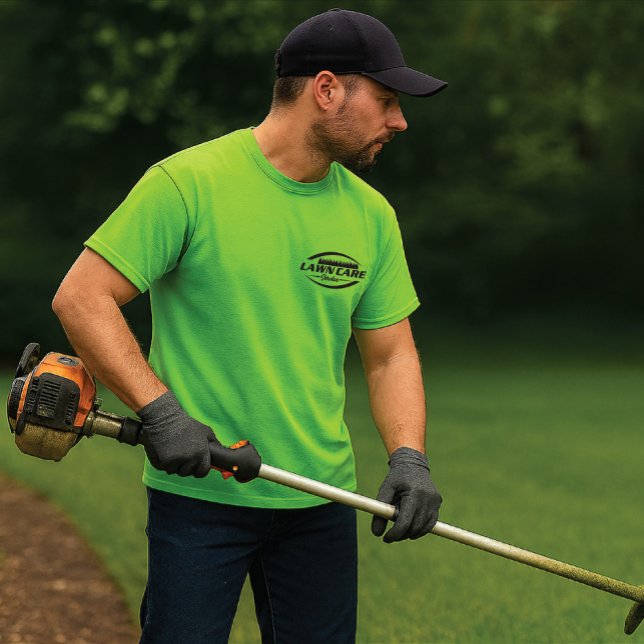 Modern Lawn Care & Landscaping T-Shirt – Green Gra (Skapare uppladdad)