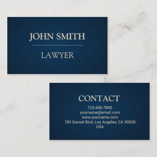 Modern Lawyer Business Card Visitkort