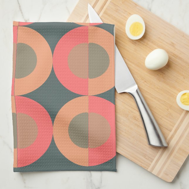 Modern lax och olivolja från medelårhundradet kökshandduk (Vikt i Fjärdedel)