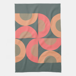 Modern lax och olivolja från medelårhundradet kökshandduk