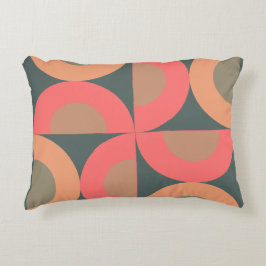 Modern lax och olivolja från medelårhundradet prydnadskudde