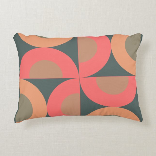 Modern lax och olivolja från medelårhundradet prydnadskudde (Framsidan)