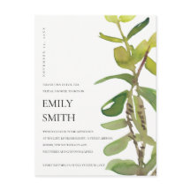 MODERN LEAFY WATERCOLOR FOLIAGE MÖHIPPA