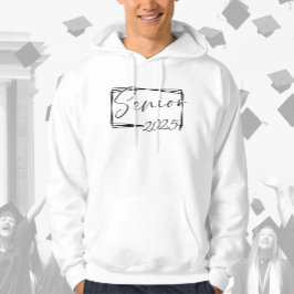 Modern, ledande 2025-skript hoodie