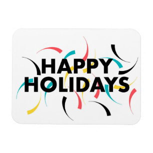 Modern, lekfull design av "Glad helg" Magnet