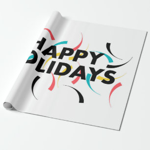 Modern, lekfull design av "Glad helg" Presentpapper