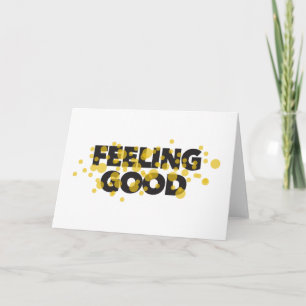 Modern, lekfull, glad design av Feeling Good Kort