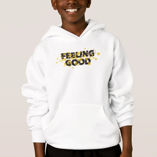 Modern, lekfull, glad design av Feeling Good T Shirt (Framsida)