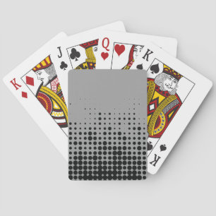Modern, lekfull, urban geometrisk cirkel mönster casinokort