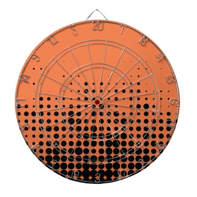Modern, lekfull, urban geometrisk cirkel mönster darttavla (Framsidan)