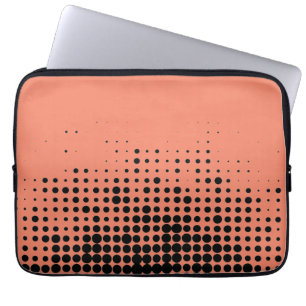 Modern, lekfull, urban geometrisk cirkel mönster laptop fodral