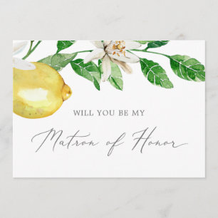 Modern Lemon Garden Matron Frieri kort