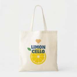 Modern Lemon Heart Limoncello Favor Merch Tygkasse