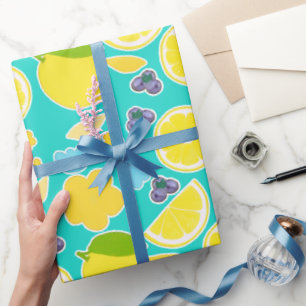 Modern Lemon Presentpapper