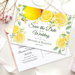 Modern Lemon Sommar Bröllop spara datum Meddelande Vykort<br><div class="desc">Vattentärsfärgscitron sommarvykort bröllop spara datum. Du kan ändra texten med högerna "Detaljer". Om du vill anpassa allt till dina behov klickar du på knappen "Anpassa" och kan ändra stil och färg. Kontakta mig om du behöver hjälp,  om du vill ha matchande artiklar eller om du har speciellt önskemål.</div>