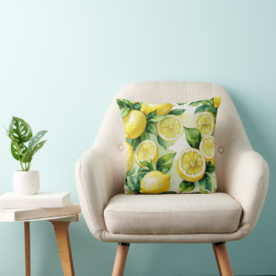 Modern lemonblå blomsterlig skript bröllopsdusch kudde