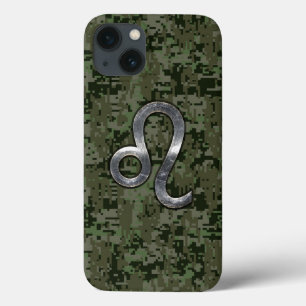 Modern Leo Zodiac-inloggning på Grönt Digital Camo