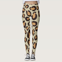 Modern leopard mönster leggings