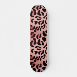 Modern Leopard Pattern Animal Mini Skateboard Bräda 18,5 Cm
