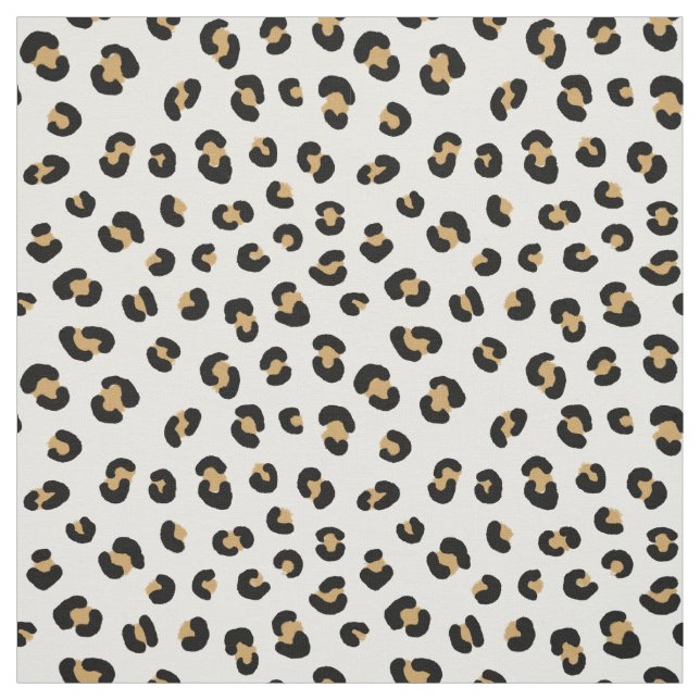 Modern Leopard Print Tyg (Provkarta)