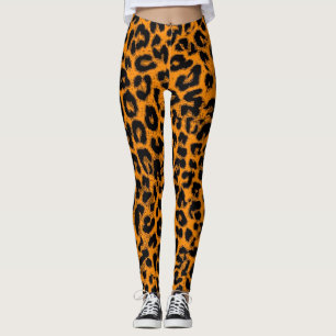 Modern Leopard Skin Mönster #13 Leggings