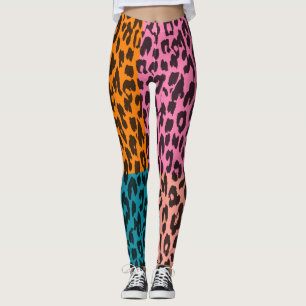 Modern Leopard Skin Mönster #15 Leggings