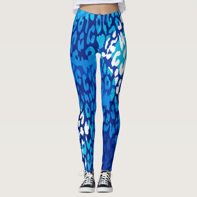 Modern Leopard Skin Mönster #26 Leggings (Framsida)