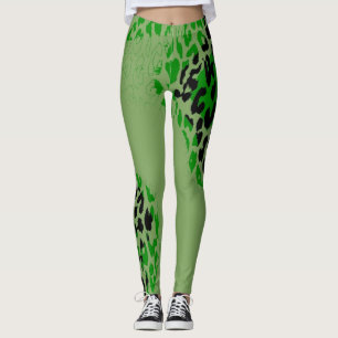 Modern Leopard Skin Mönster #27 Leggings