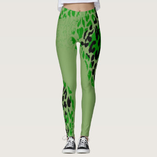 Modern Leopard Skin Mönster #27 Leggings