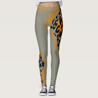 Modern Leopard Skin Mönster #28 Leggings