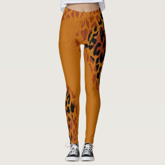 Modern Leopard Skin Mönster #29 Leggings