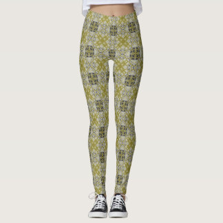 Modern Leopard Skin Mönster #4 Leggings