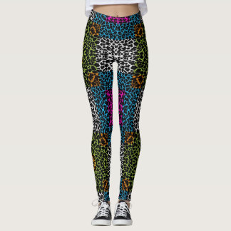 Modern Leopard Skin Mönster #5 Leggings