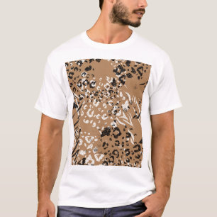 Modern leopard: vild mönster. t shirt