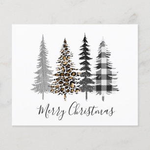 Modern Leopardy och Plaid Julfirande