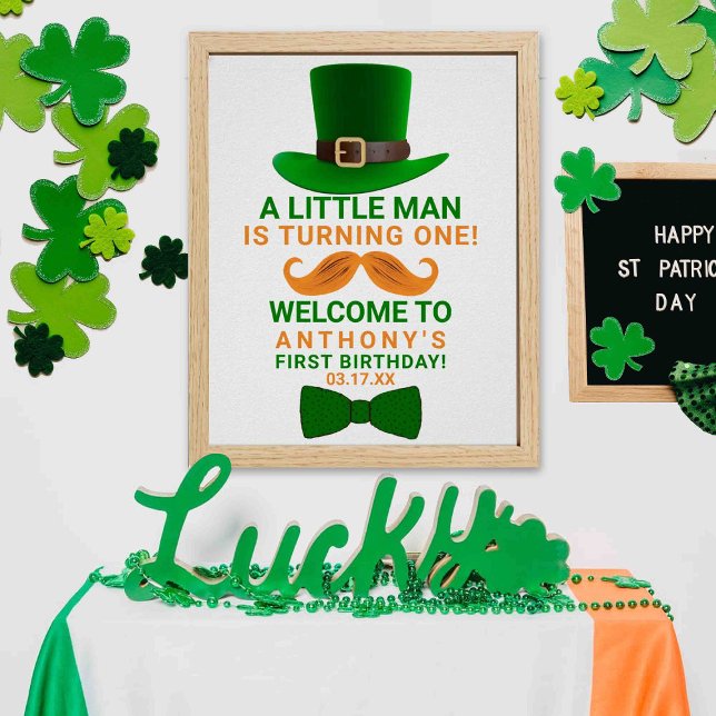 Modern Leprechaun St. Patrick är i alla åldrar Poster (Skapare uppladdad)