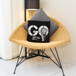 Modern LET MIG GO Leopard Black DEKORATIV KUDDE