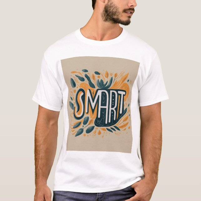 Modern lettering omdefinierad t shirt (Framsida)